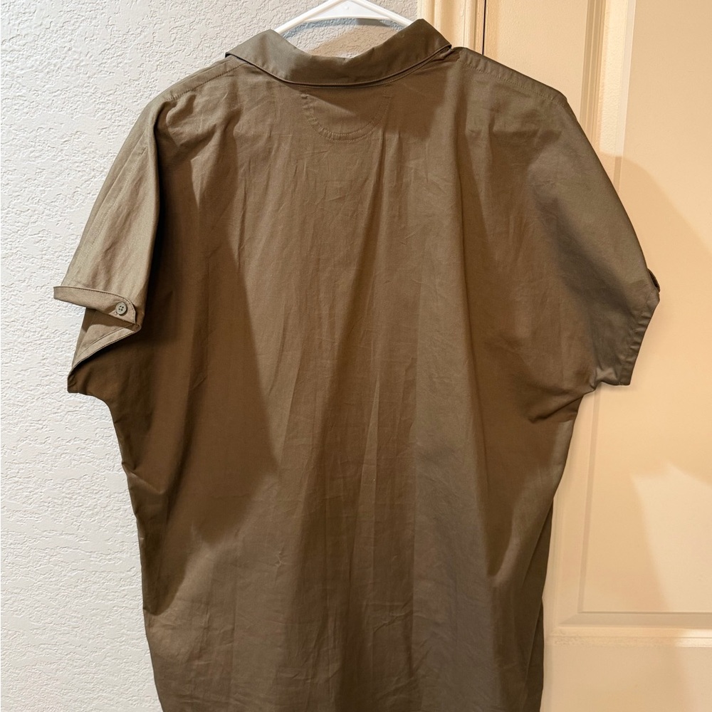 Helmut Lang Brown Short Sleeve Shirt - Picture 2 of 5